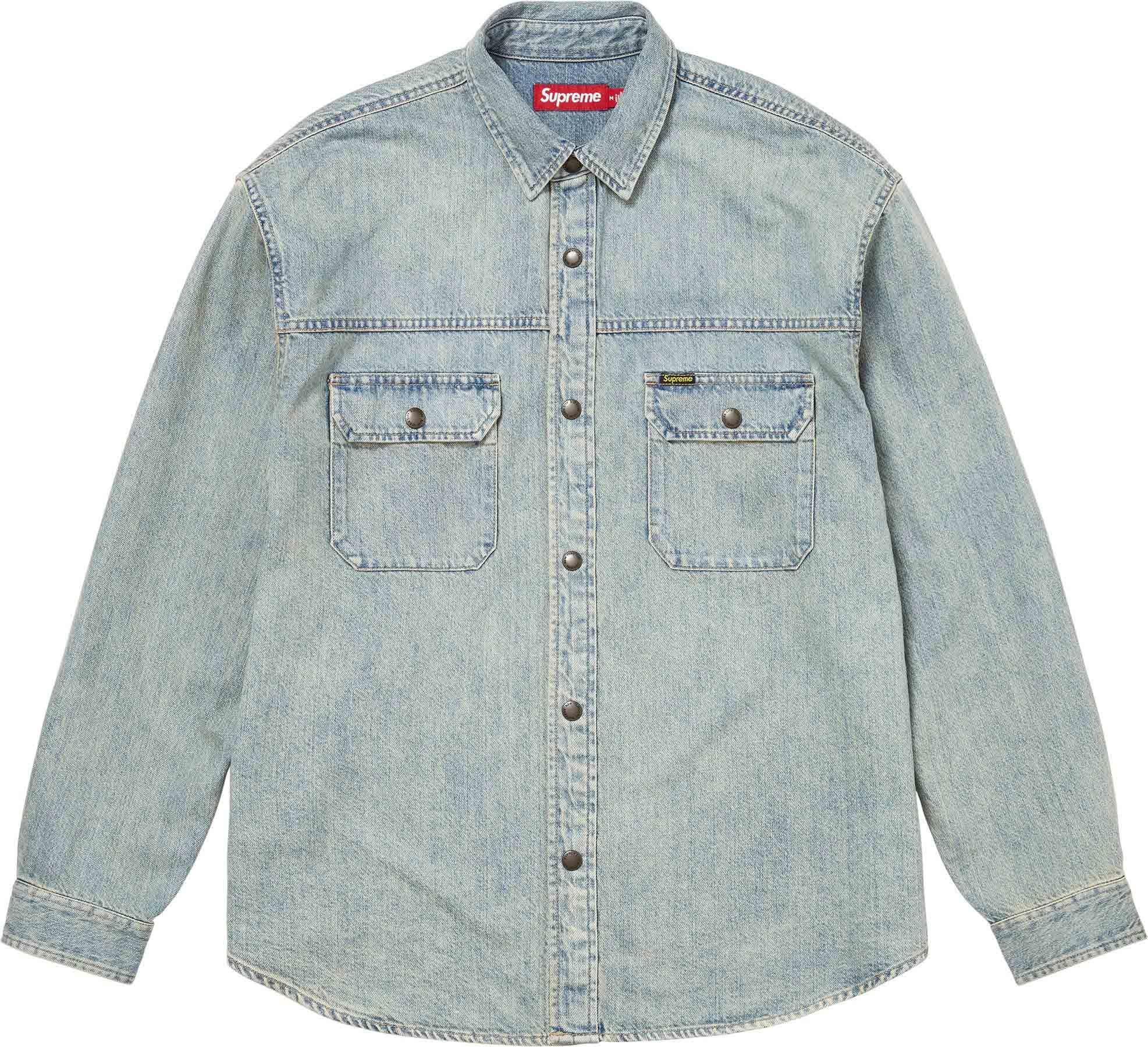 Reflective Taping Denim Snap Shirt view 2